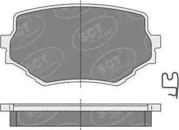 SCT-MANNOL SP 346 PR - Тормозные колодки, дисковые, комплект unicars.by