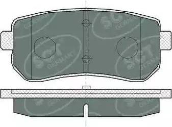 SCT-MANNOL SP 380 PR - Тормозные колодки, дисковые, комплект unicars.by