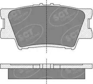 SCT-MANNOL SP 336 PR - Тормозные колодки, дисковые, комплект unicars.by