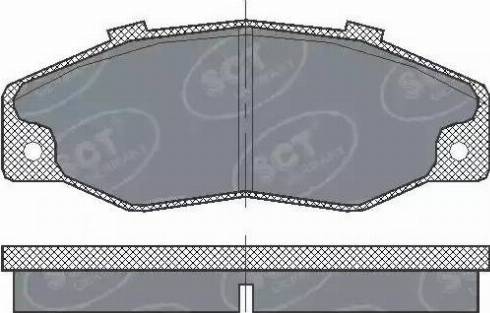 SCT-MANNOL SP 218 PR - Тормозные колодки, дисковые, комплект unicars.by