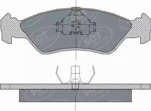 SCT-MANNOL SP 236 PR - Тормозные колодки, дисковые, комплект unicars.by