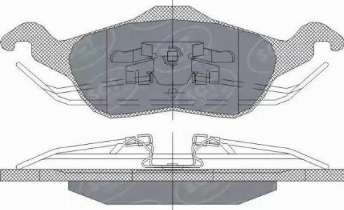 SCT-MANNOL SP 237 PR - Тормозные колодки, дисковые, комплект unicars.by