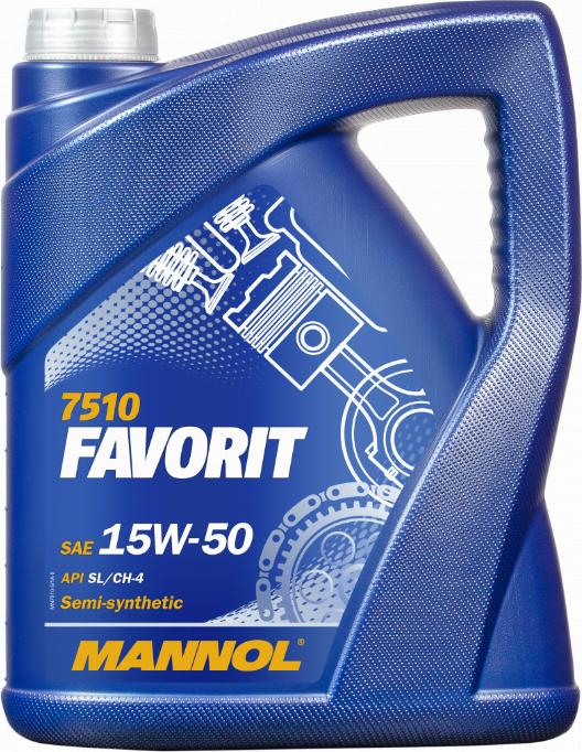 SCT-MANNOL Favorit 15W-50 - Моторное масло unicars.by