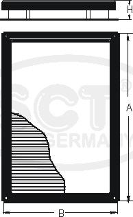 SCT-MANNOL SA 1155 - Фильтр воздуха в салоне unicars.by