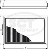 SCT-MANNOL ST 6005 - Топливный фильтр unicars.by