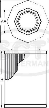 SCT-MANNOL SB 2908 - Воздушный фильтр, двигатель unicars.by