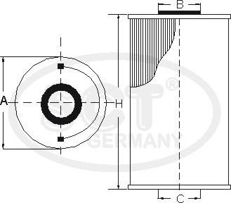 SCT-MANNOL SC 7007 - Топливный фильтр unicars.by