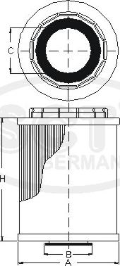 SCT-MANNOL SH 4041 L - Масляный фильтр unicars.by