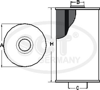 SCT-MANNOL SH 4051 P - Масляный фильтр unicars.by