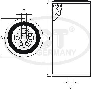 SCT-MANNOL SH 4750 - Масляный фильтр unicars.by