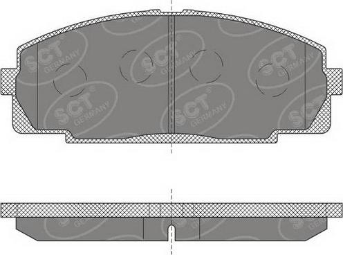 SCT-MANNOL SP 618 PR - Тормозные колодки, дисковые, комплект unicars.by