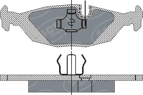 SCT-MANNOL SP 146 PR - Тормозные колодки, дисковые, комплект unicars.by