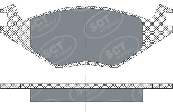 SCT-MANNOL SP 114 PR - Тормозные колодки, дисковые, комплект unicars.by