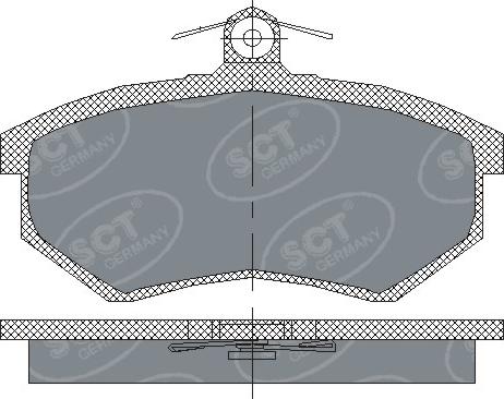 Lucas Electrical GDB1048 - Тормозные колодки, дисковые, комплект unicars.by