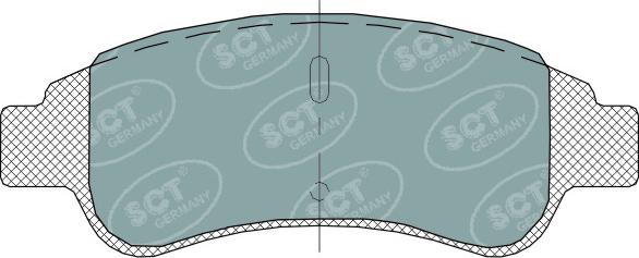 SCT-MANNOL SP 314 PR - Тормозные колодки, дисковые, комплект unicars.by