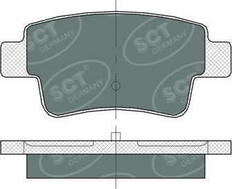 SCT-MANNOL SP 378 PR - Тормозные колодки, дисковые, комплект unicars.by