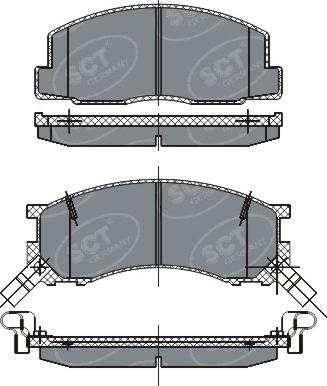 OEMparts MP-2404 - Тормозные колодки, дисковые, комплект unicars.by