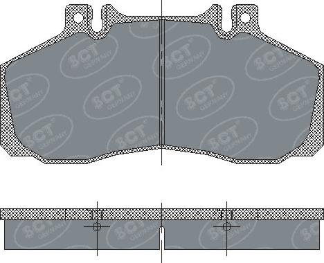 SCT-MANNOL SP 230 - Тормозные колодки, дисковые, комплект unicars.by