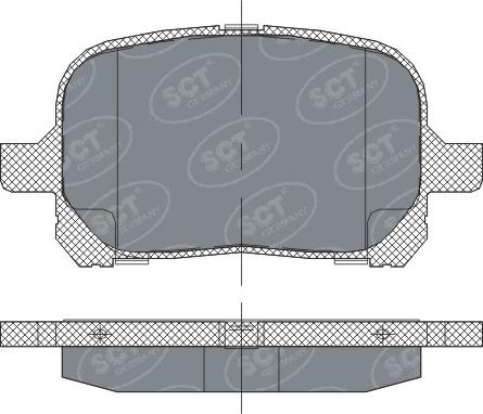 CAR SBB328 - Тормозные колодки, дисковые, комплект unicars.by