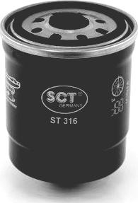 SCT-MANNOL ST 316 - Топливный фильтр unicars.by