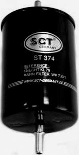 SCT-MANNOL ST 374 - Топливный фильтр unicars.by