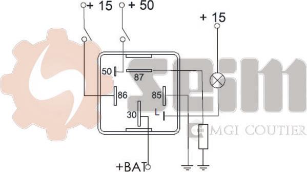 Seim 105410 - Блок управления, реле, система накаливания unicars.by