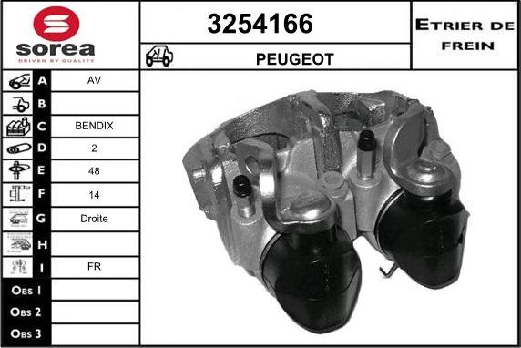 Sera 3254166 - Тормозной суппорт unicars.by