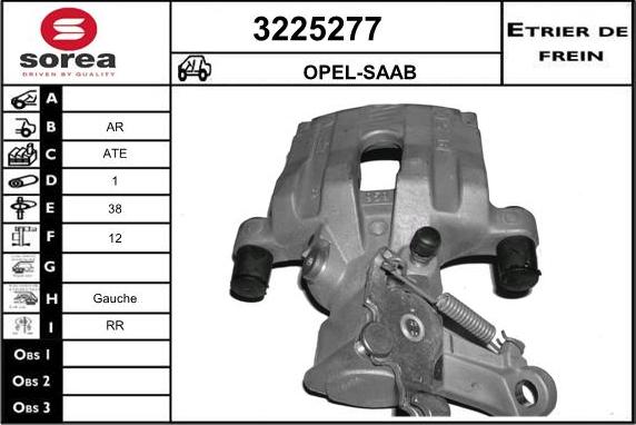 Sera 3225277 - Тормозной суппорт unicars.by