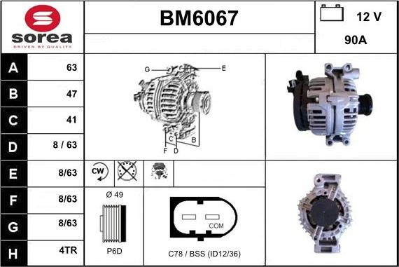 Sera BM6067 - Генератор unicars.by