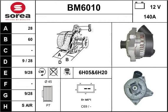 Sera BM6010 - Генератор unicars.by