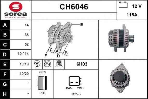 Sera CH6046 - Генератор unicars.by