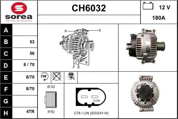 Sera CH6032 - Генератор unicars.by