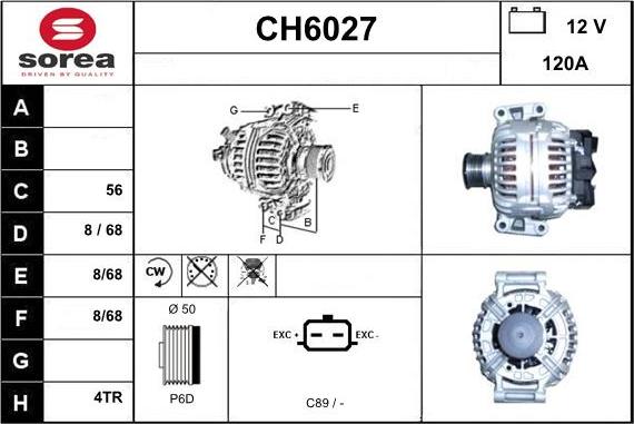 Sera CH6027 - Генератор unicars.by