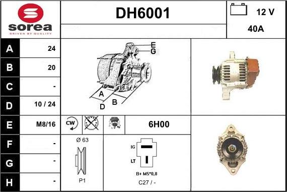 Sera DH6001 - Генератор unicars.by