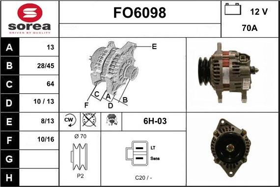 Sera FO6098 - Генератор unicars.by