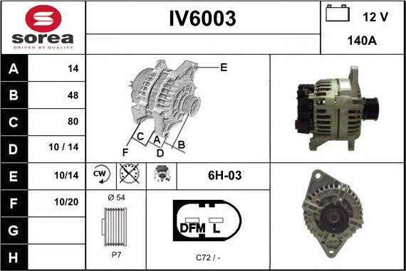 Sera IV6003 - Генератор unicars.by