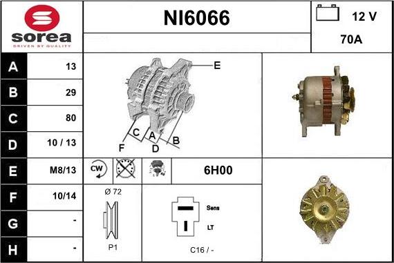 Sera NI6066 - Генератор unicars.by