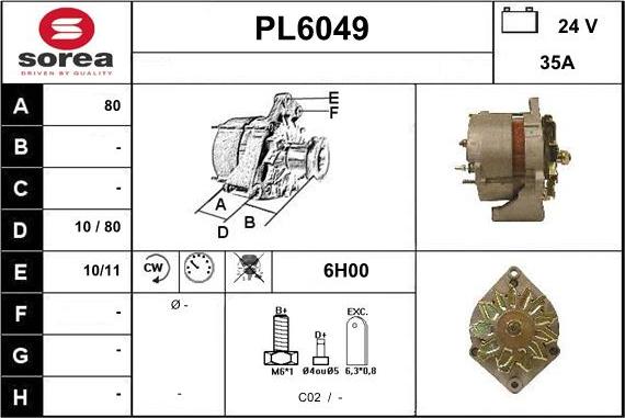 Sera PL6049 - Генератор unicars.by