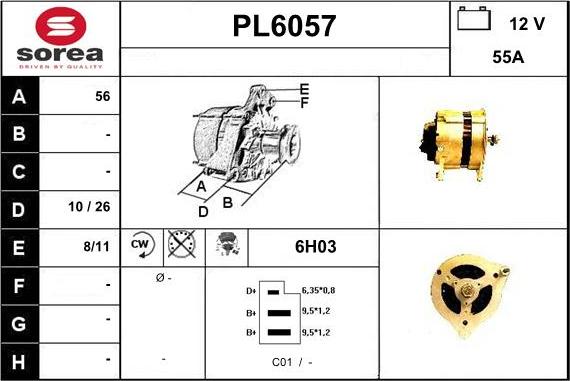 Sera PL6057 - Генератор unicars.by