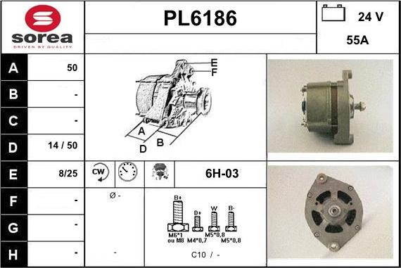 Sera PL6186 - Генератор unicars.by