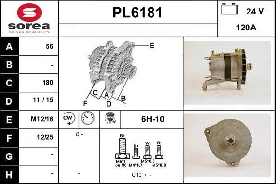 Sera PL6181 - Генератор unicars.by