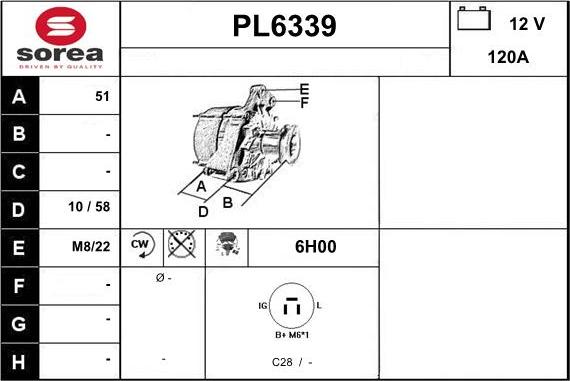 Sera PL6339 - Генератор unicars.by