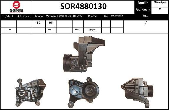 Sera SOR4880130 - Гидравлический насос, рулевое управление, ГУР unicars.by