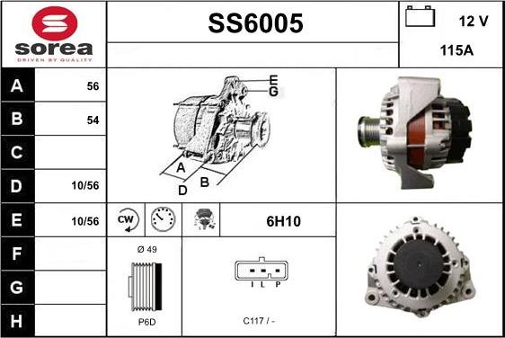 Sera SS6005 - Генератор unicars.by