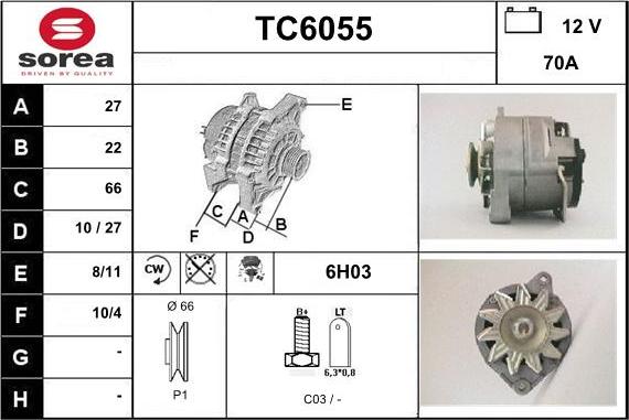 Sera TC6055 - Генератор unicars.by