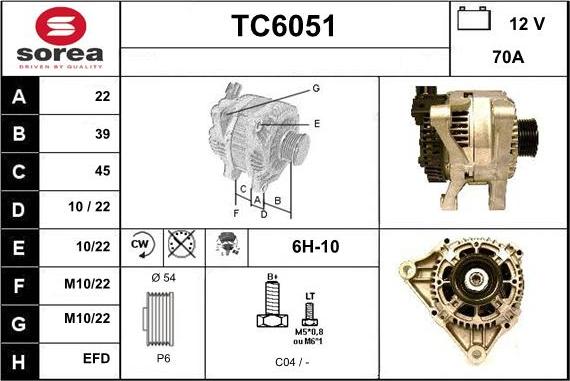 Sera TC6051 - Генератор unicars.by