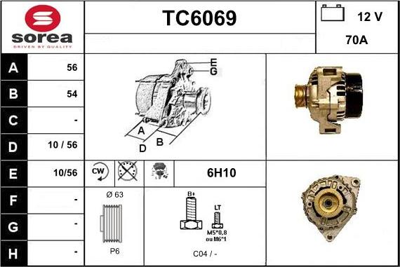 Sera TC6069 - Генератор unicars.by