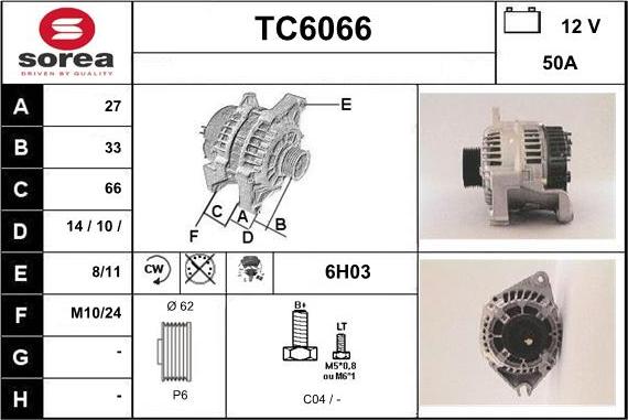 Sera TC6066 - Генератор unicars.by