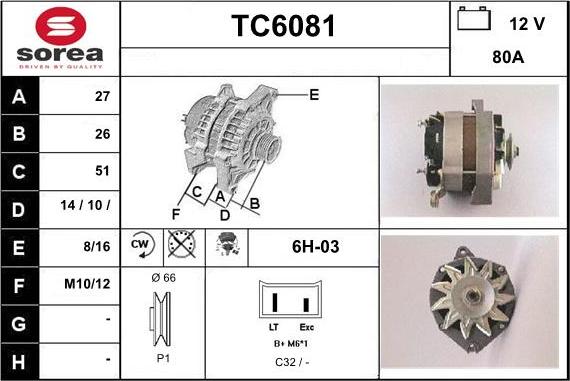 Sera TC6081 - Генератор unicars.by