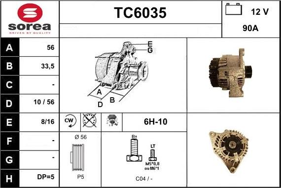 Sera TC6035 - Генератор unicars.by